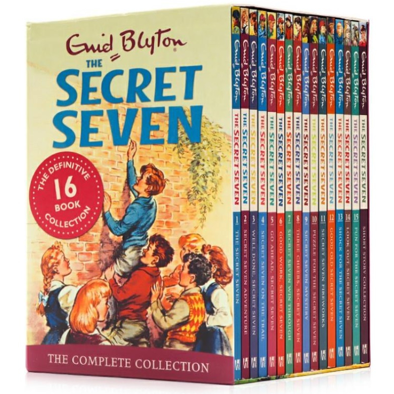 Original Enid Blyton The Secret Seven Collection (16 Books) | Shopee ...