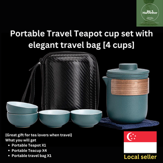 Instant Cup Portable Storage Bagone Pot Four Cups Travel Tea 