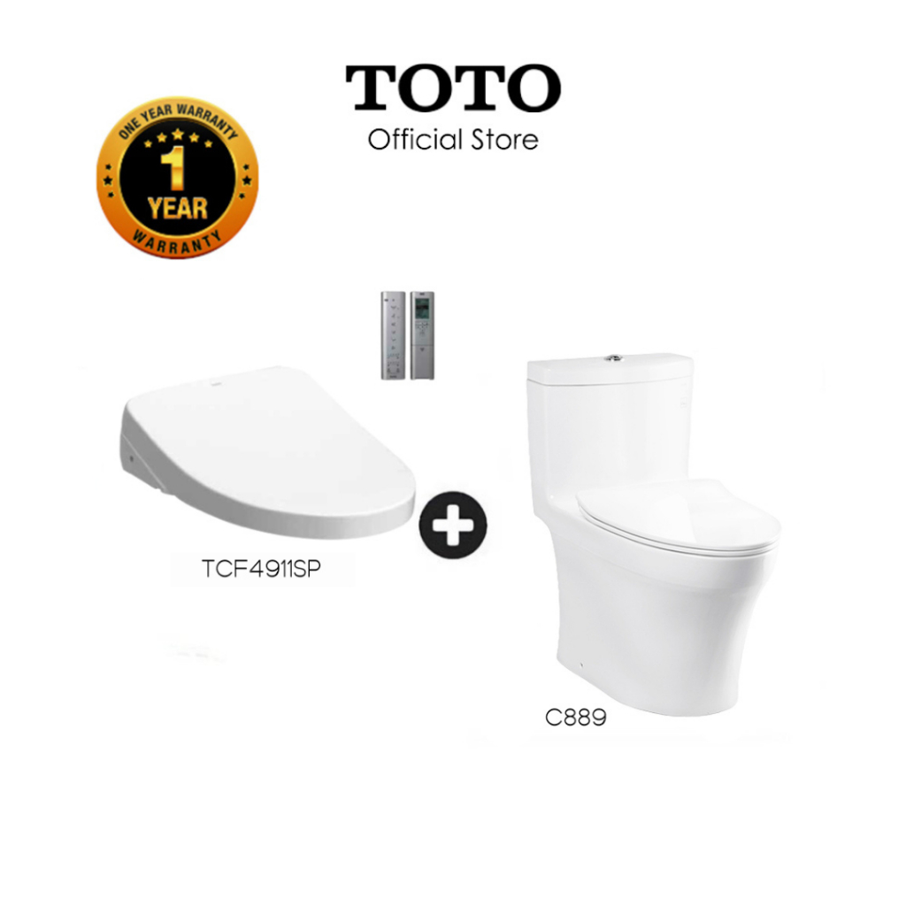 TOTO One Piece Toilet Bowl C889DESI with Washlet TCF4911SP SET | Shopee ...