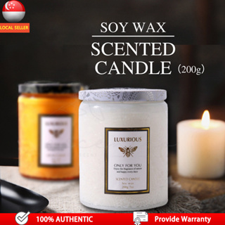 Scented Candles Jar Aromatherapy Candle Soy Wax Natural Lasting