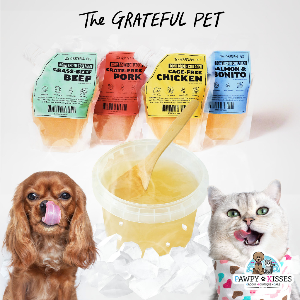 The Grateful Pet Frozen Bone Broth Collagen for Dogs & Cats 240ml