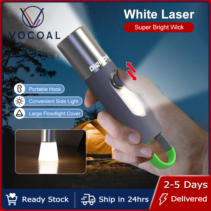 Vocoal Flashlight Mini Focusing Flashlight Strong Bright Flashlight