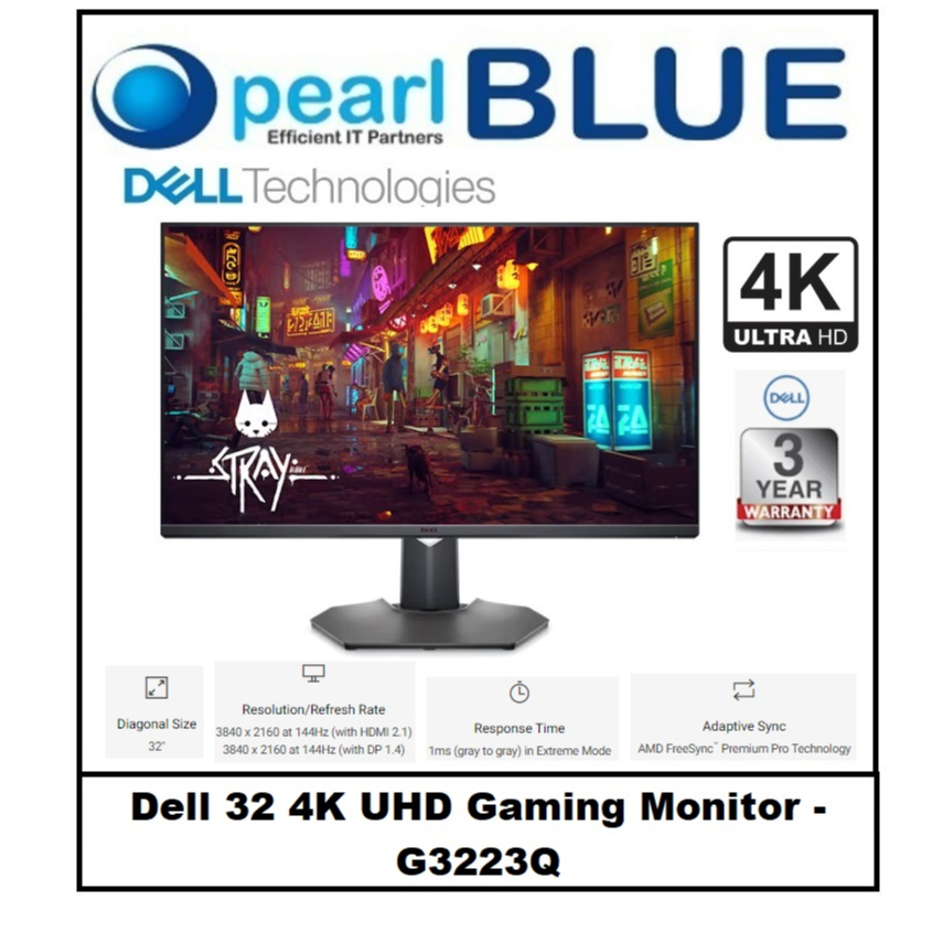 4K 144Hz Dell G3223Q 丸く