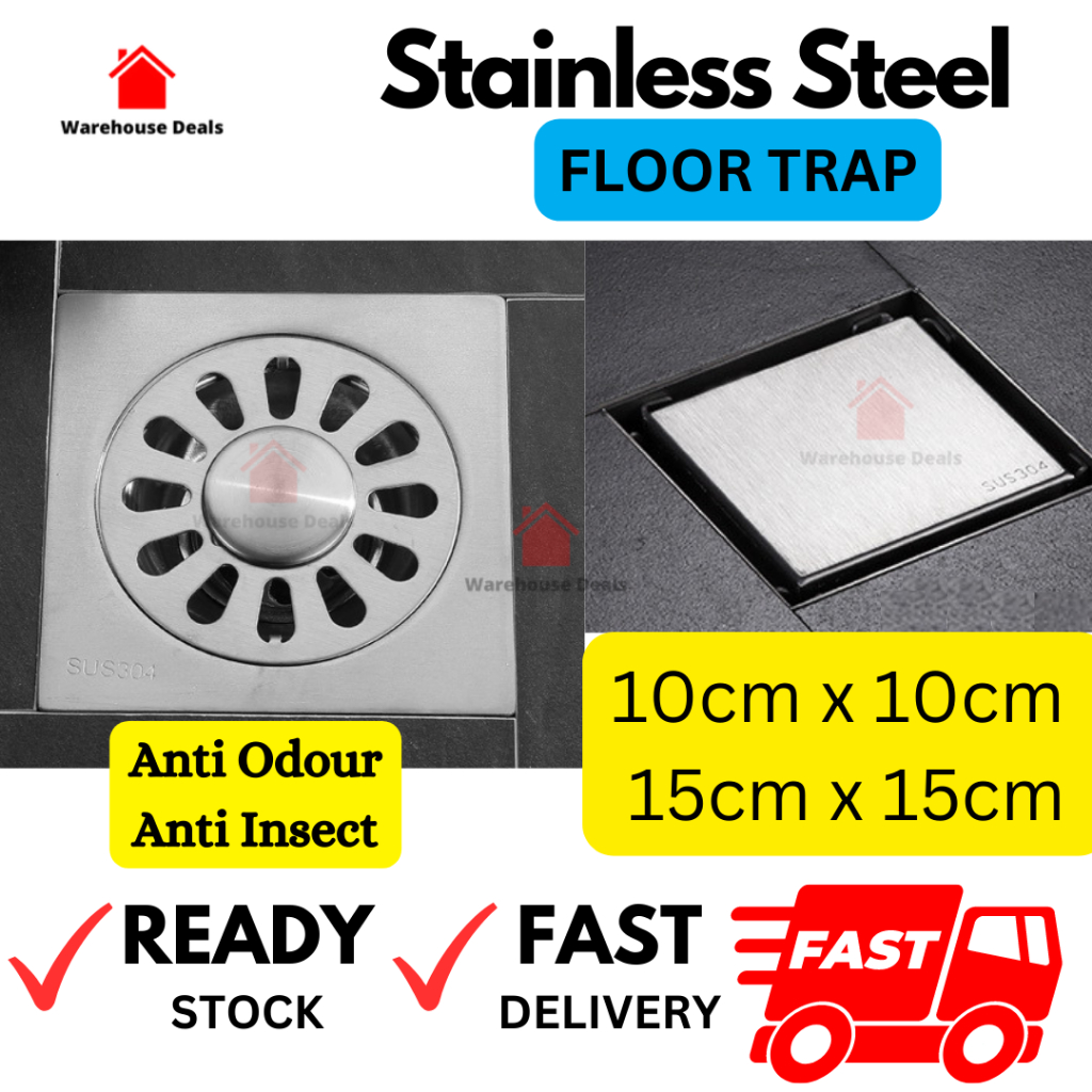 Stainless Steel Floor Trap Floor Drain Floor Trap Floor Grating Anti