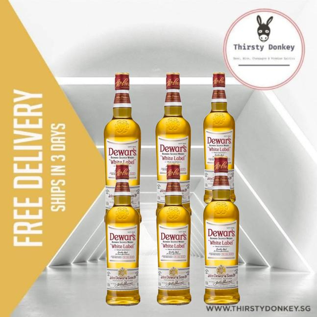 Dewar's White Label 750ml (Bundle of 6) Shopee Singapore