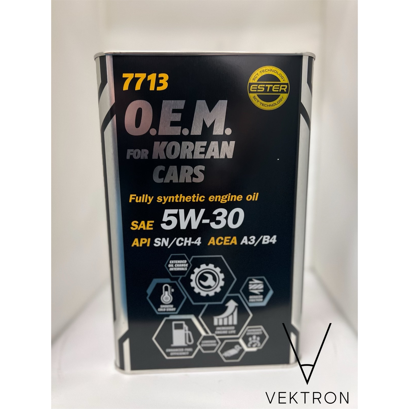 MANNOL 7713 for Korean Cars 5W-30 4L Fully Synthetic | Shopee Singapore