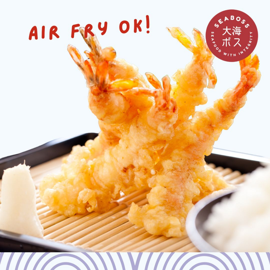 Tempura Prawns 10PC Frozen Air Fryer Friendly 天妇罗虾 Shopee Singapore