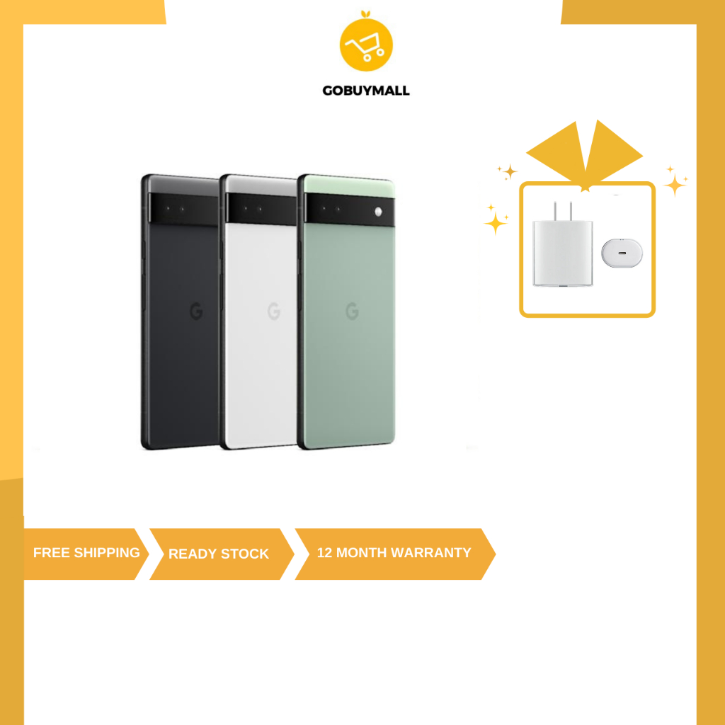 [**FREE 45W Fast Charger**] Google Pixel 6A with 5G (6+128GB