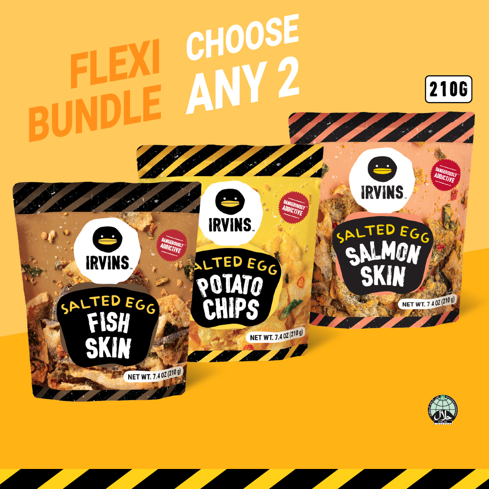 [Bundle of 2] IRVINS Salted Egg Bundle 210G | Shopee Singapore