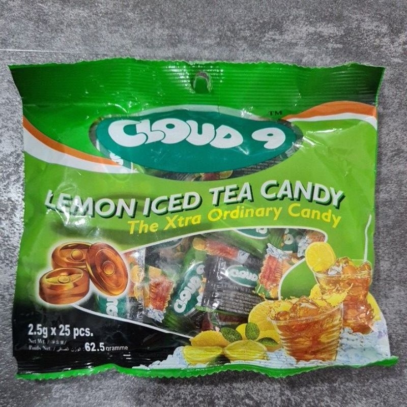 Cloud 9 lemon iced tea candy (2.5g x 25pcs) Shopee Singapore