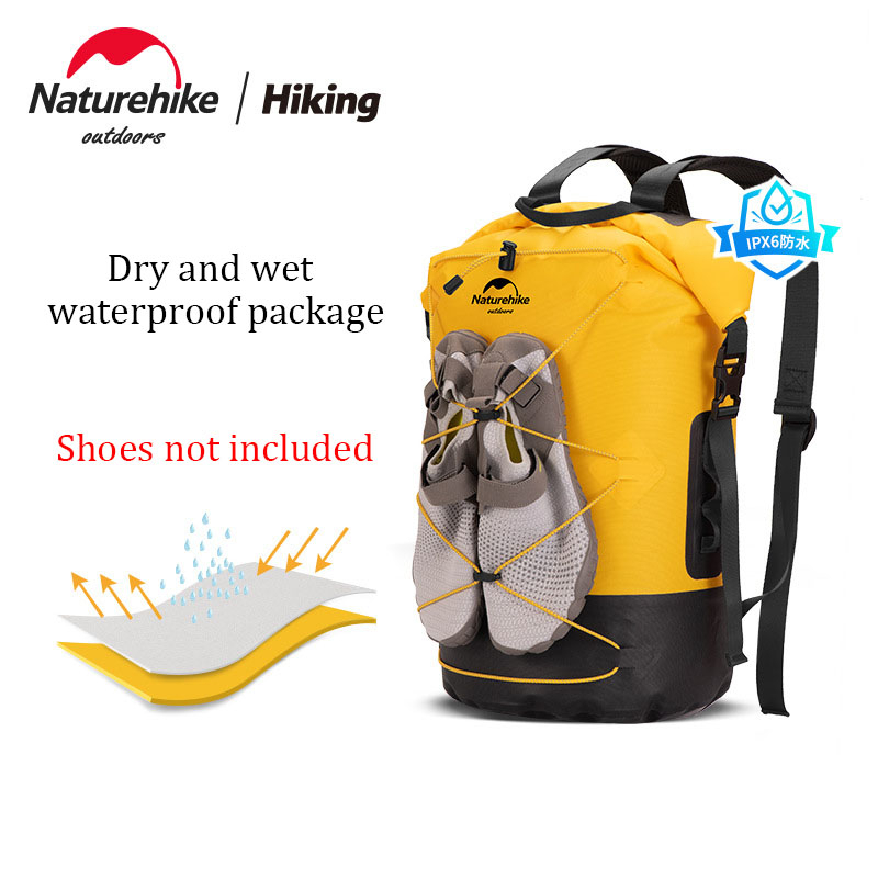 Women Gym Bag Waterproof Dry Wet Separation Storage Travel Backpack Shoes Compartment Hiking Bag Nylon Solid Color