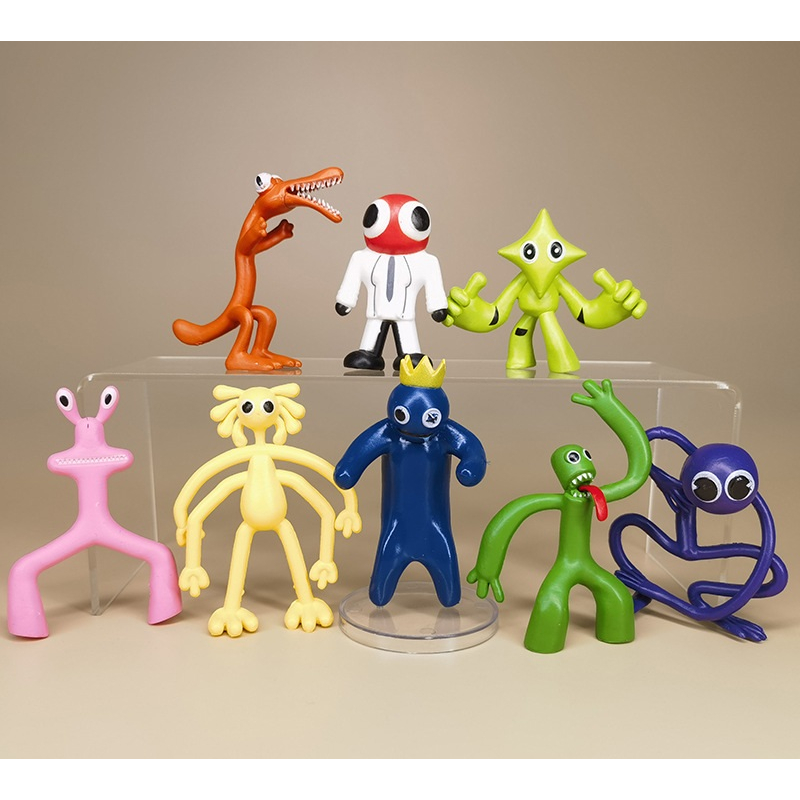 6 Mini Figurines Rainbow Friends | Boutique Roblox