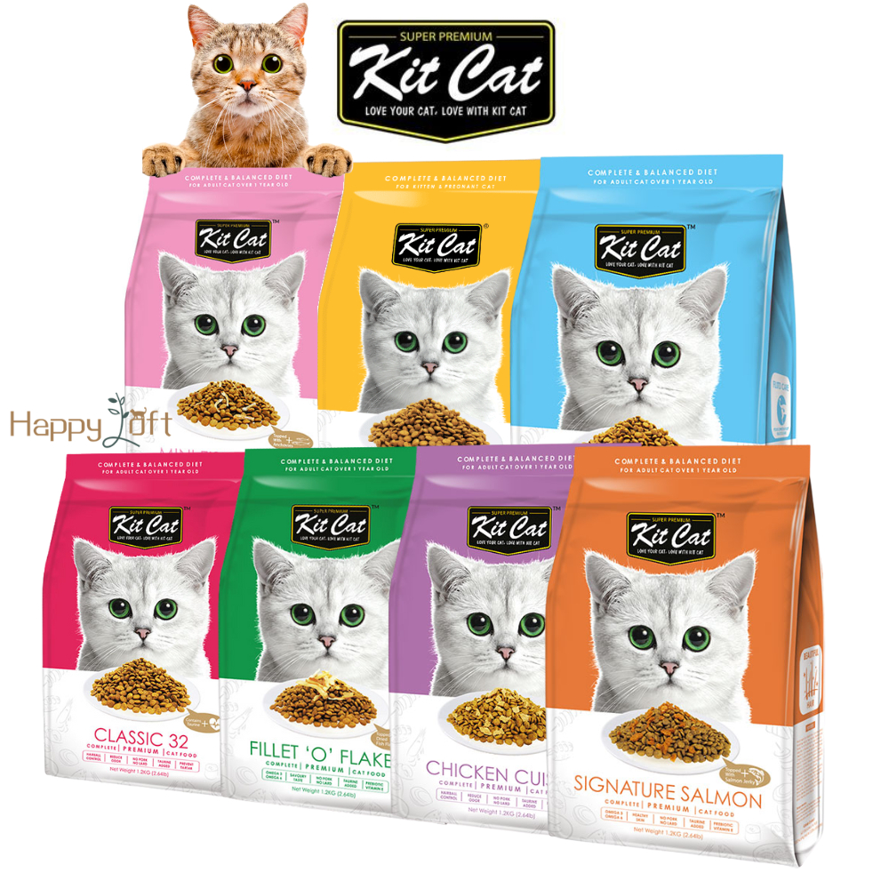 [SG SELLER] Kit Cat Dry Food Kit Cat Kibbles Dry Food Super Premium Dry