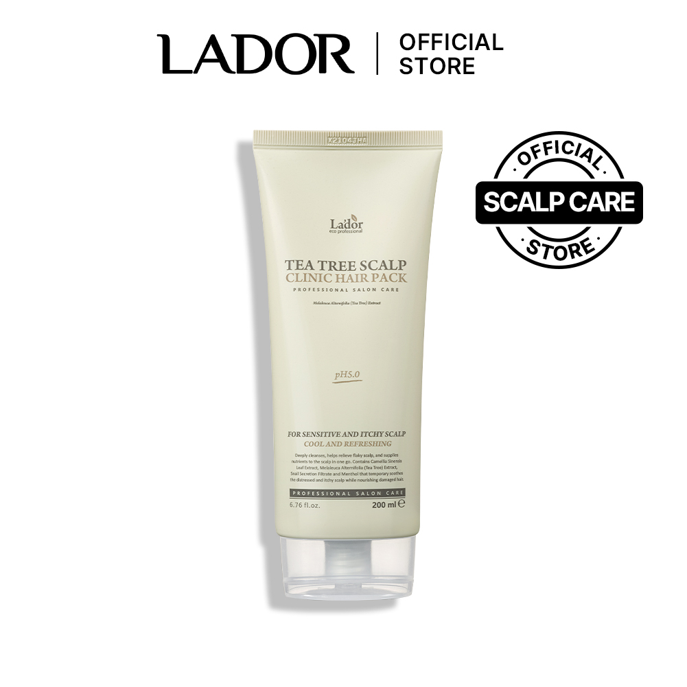 [LADOR] Tea Tree Scalp Clinic Hair Pack 200ml | Shopee Singapore