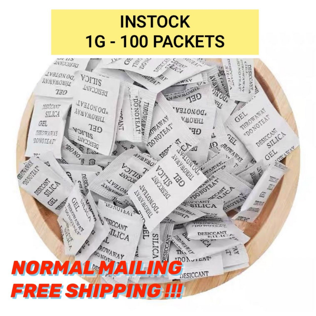 INSTOCK 1G Silica Gel 100 Packets