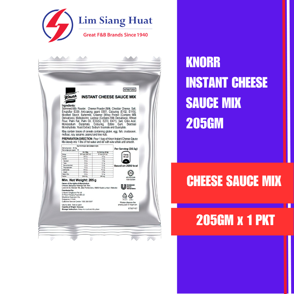 Knorr Instant Cheese Sauce Mix 205g Shopee Singapore