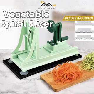1pc, Vegetable Spiralizer, Manual Zucchini Noodle Maker, Zoodles Spiralizer  For Potato, Spiral Shredder, Multifunctional Vegetable Slicer, Rotary Frui