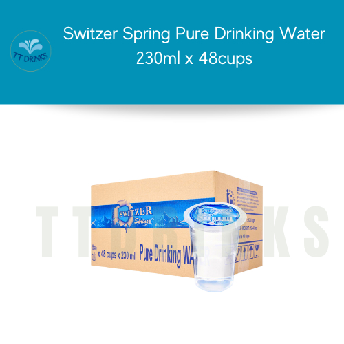 Switzer Spring Pure Drinking Water 230ml x 48cups Shopee Singapore