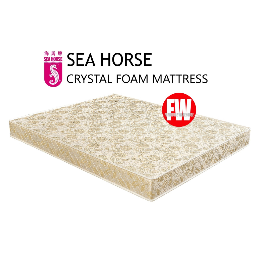 Seahorse 5 or 7 Inch Crystal Foam Mattress Single, Super Single