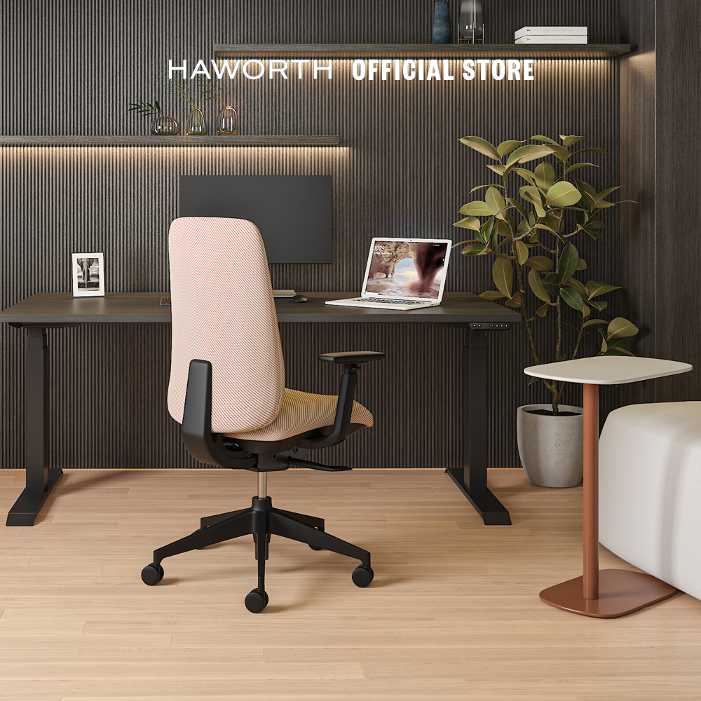 Haworth Aloha Active Upholstered Ergonomic Office Chair Shopee Singapore