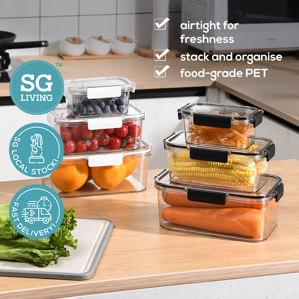 (SG Ready Stock) Multipurpose Food Container / Refrigerator Organizer