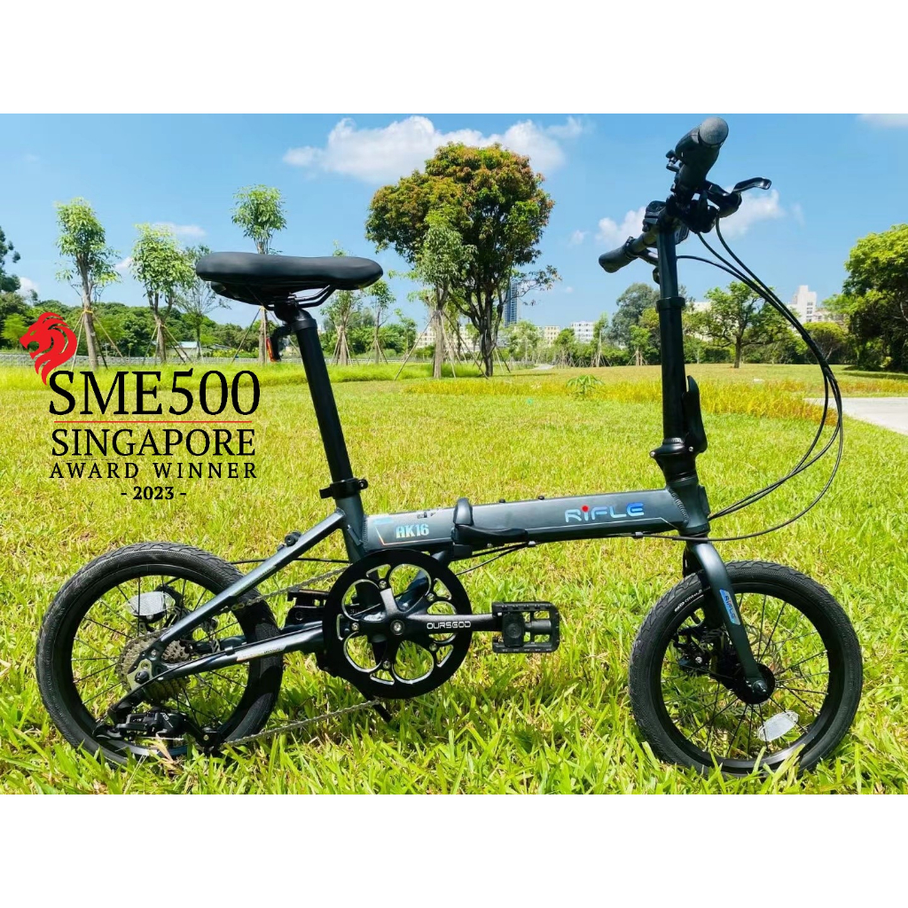 Folding bike with disc brakes sale