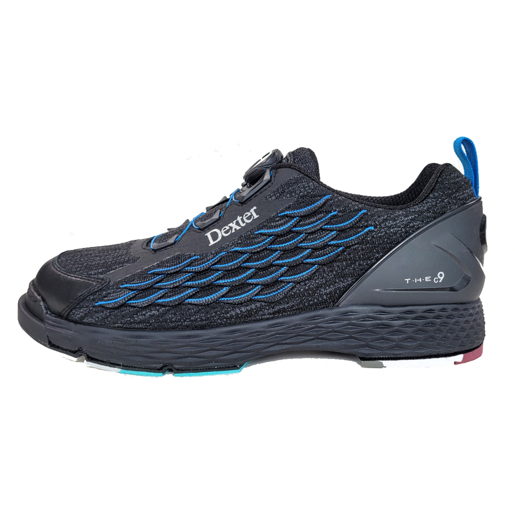 Dexter The C9 KNIT BOA Black/Blue Bowling Shoes | Shopee Singapore