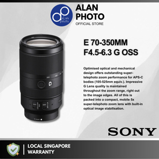 Sony E 70-350mm F4.5-6.3 G OSS Lens [SEL70350G] For Sony A6400