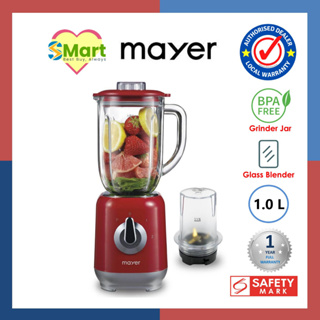 Smoothie Blender with 1.5L Glass Jar, Personal Blenders Combo for Frozen  Fruit Drinks, Sauces 1300W
