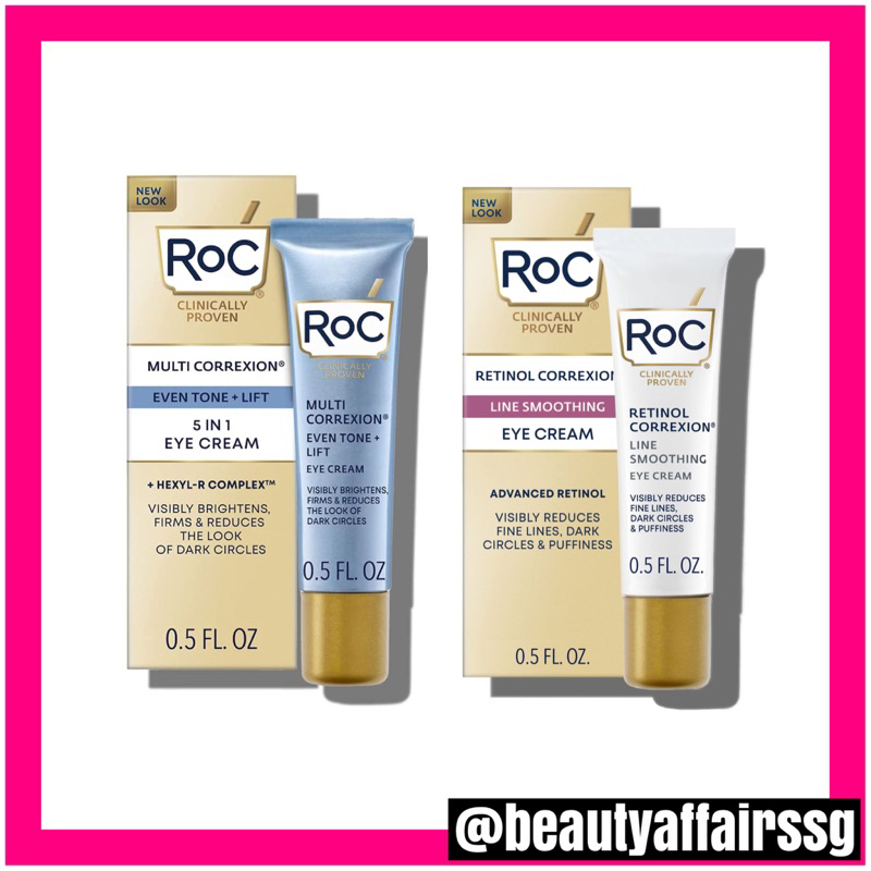 ⚜️ ROC ⚜️ Retinol Correxion / Multi Correxion Eye Cream Shopee Singapore