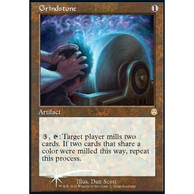 J23_002 JUDGE FOIL GRINDSTONE ALTERNATE ART MTG Magic: the Gathering ...