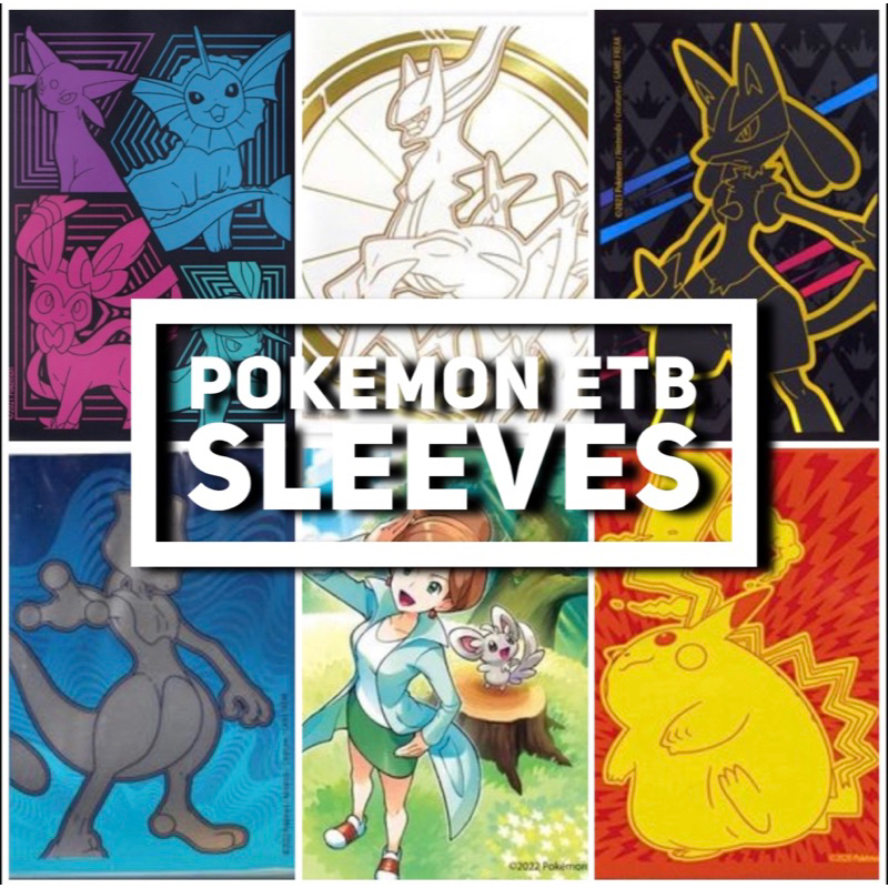 Pokemon TCG Sleeves (Etb) Shopee Singapore