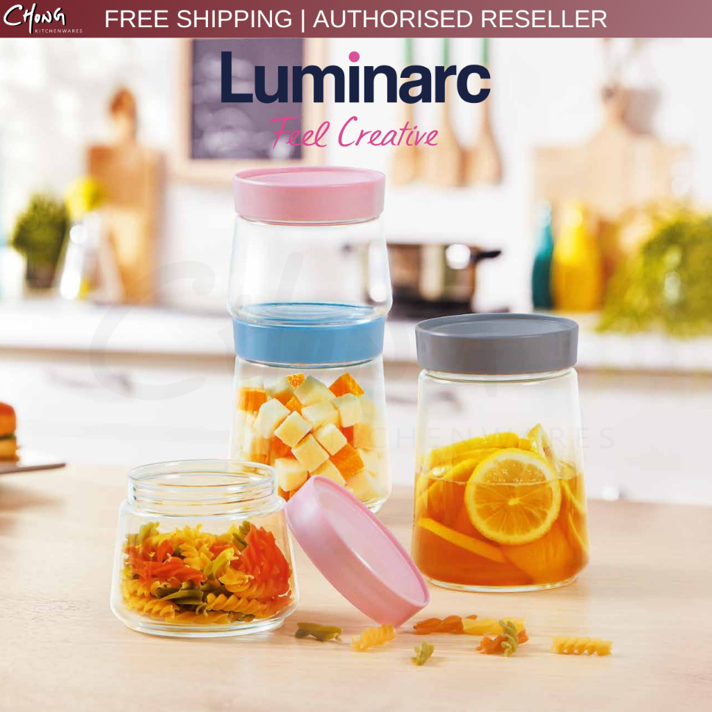 Luminarc Pot Swing Jar, [ Glass Air Tight Food Storage ] | Shopee Singapore