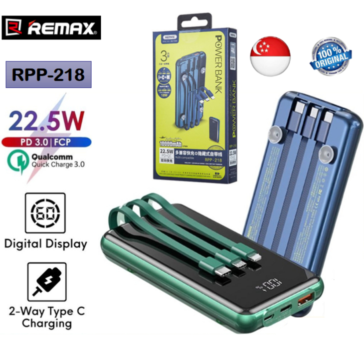 Remax Powerbank Pd Rpp Rpp Mah W Fast Charging Mobile Power Bank With In