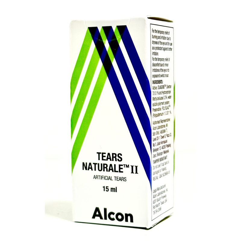 Alcon Tears Naturale II (Artificial Tears) 15ml. Expiry 07/2025