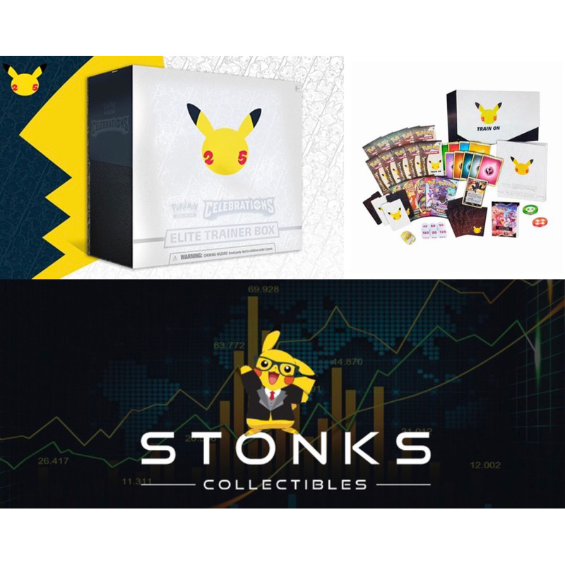 Pokemon TCG 25th Anniversary celebrations Elite trainer box ETB Shopee Singapore