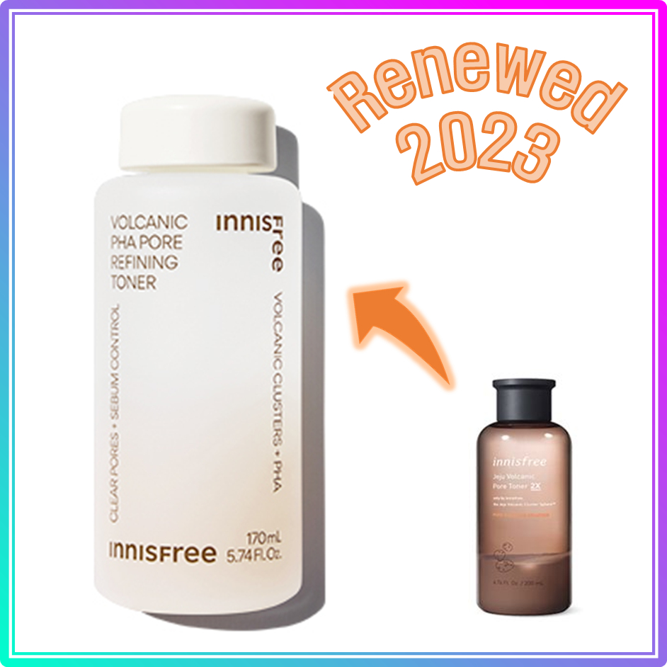 innisfree Volcanic PHA Pore Refining Toner 170ml (2023 AD) Shopee