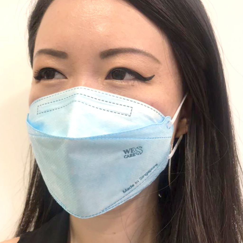 [20Pcs] Made in Singapore KF design 3D Deluxe Super Soft Face Mask