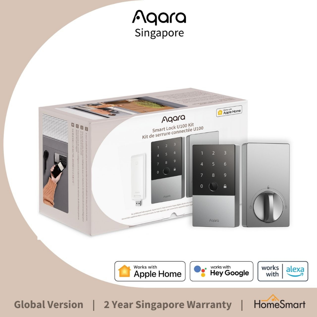 Aqara U100 Smart Door Lock (International Zigbee Edition) With