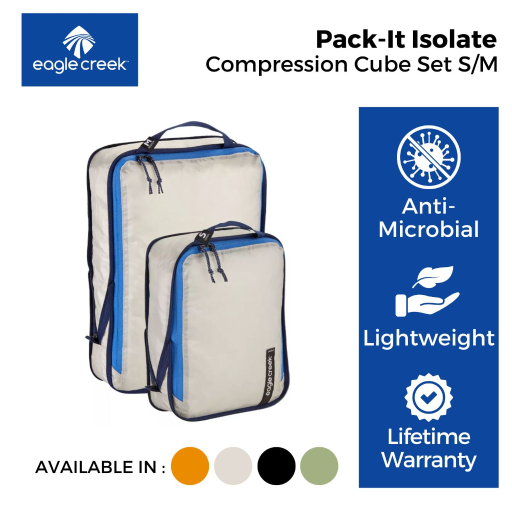 Eagle Creek Pack It Isolate Compression Cube Set S M Shopee