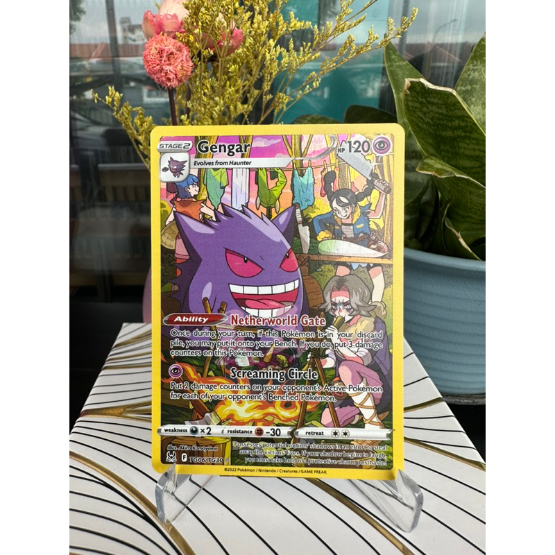 Pokemon Gengar Trainer Gallery Lost Origin Card Shopee Singapore