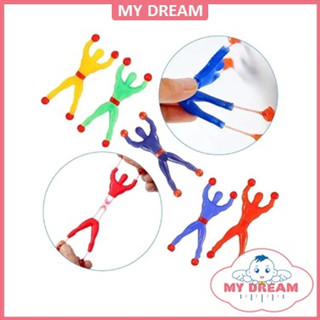 30PCS Stick Man Toy Novelty Fidget Toy Sticky Wall Crawler Toy Sticky Man  Toy