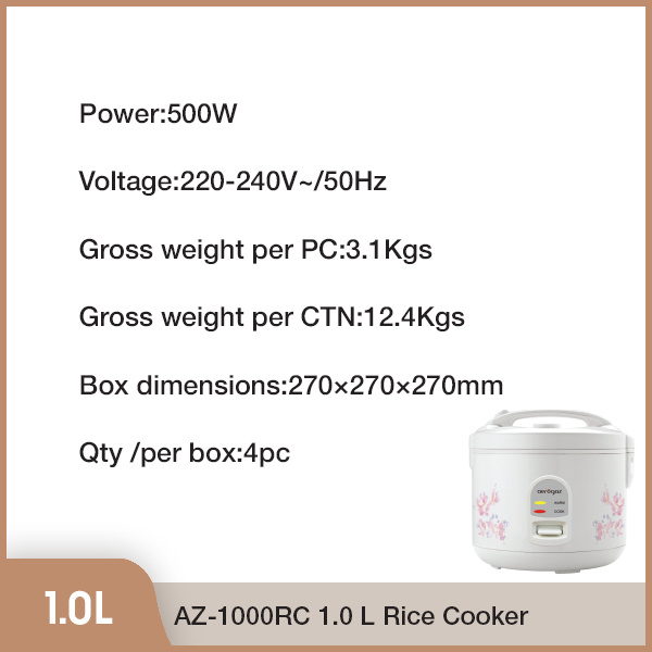 Aerogaz 1.0L Rice Cooker (AZ-1000RC) | Shopee Singapore