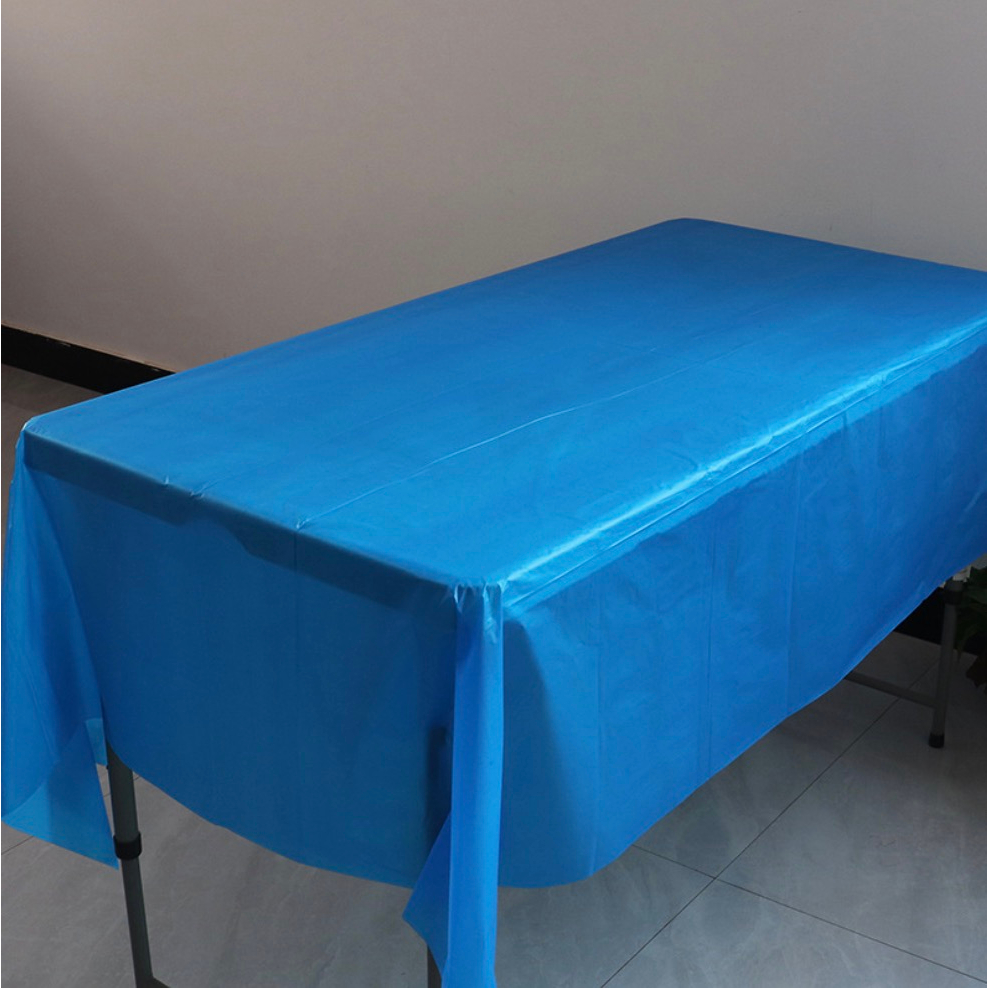 [SG Instock] Disposable Waterproof Plastic Table Cloth Cover Dessert