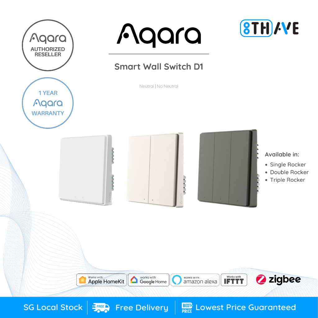 Aqara Smart Wall Switch D1/H1/Z1 Pro | 2 Years Aqara Warranty | SG ...