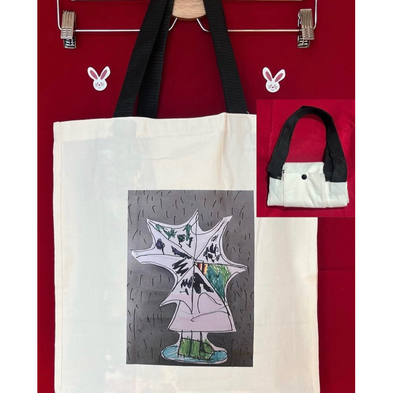 Umbrella Tote Bag Design (Folded) Shopee Singapore