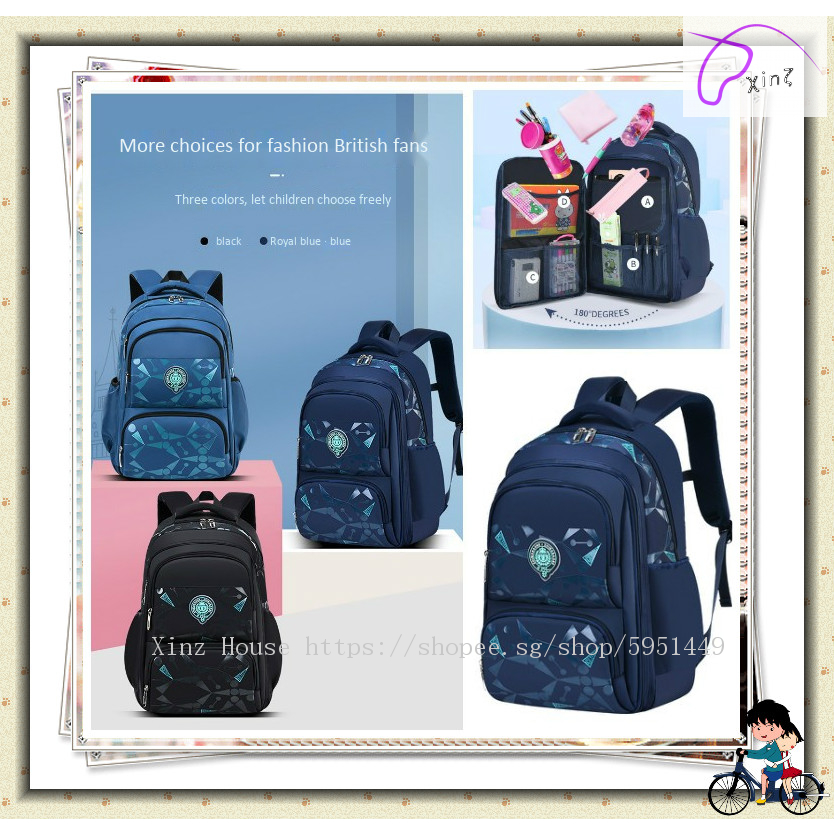 schoolbag for primary school bag backpacks student Korean leisure kid