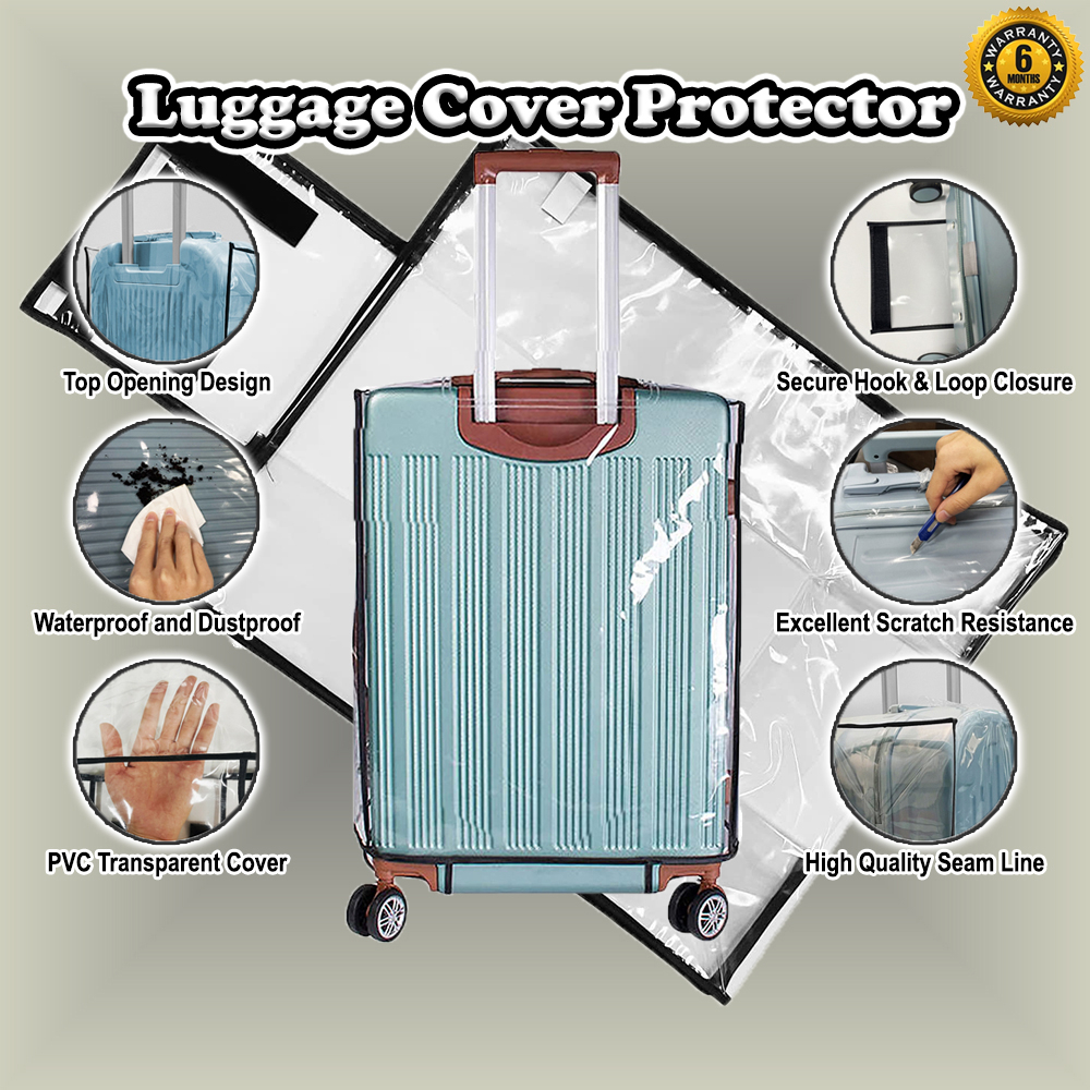 [SG READY STOCK] Luggage Cover Protector / Travel Luggage Cover Waterproof / Suitcase Cover