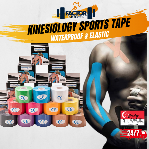Kinesiology Sports Tape / Elastic Tape / Kinesio Tape / KT Tape (5m x