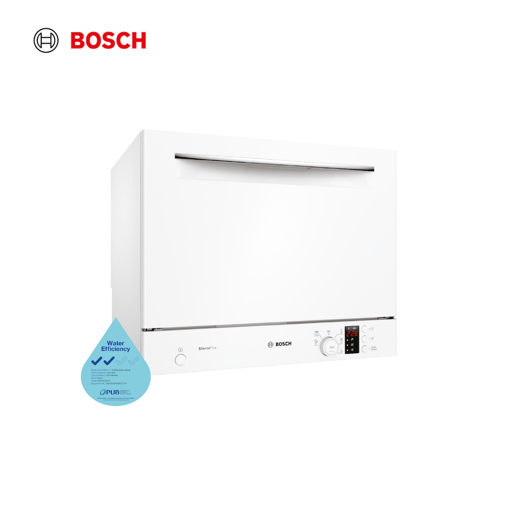 Bosch SKS62E32EU Dishwasher Tabletop White Shopee Singapore